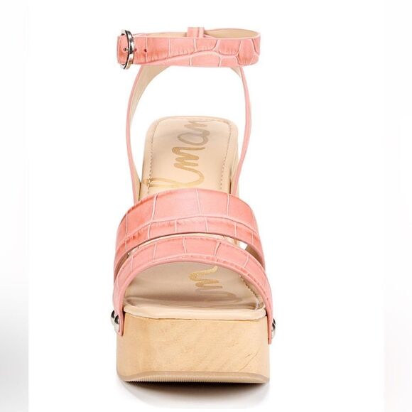 NWT SAM EDELMAN ROSALIND PLATFORM BLOCK HEEL SANDAL - Picture 4 of 9